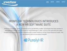 Tablet Screenshot of ironflow.com